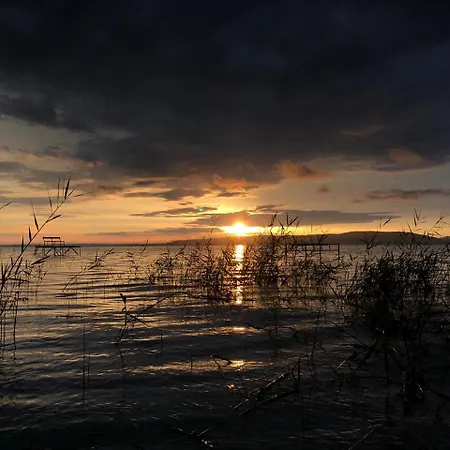 3 Szobas Haz Sajat Steggel Balatonfenyvesen, Vizparti Utcaban, A Totol 50 M-re Holiday home *